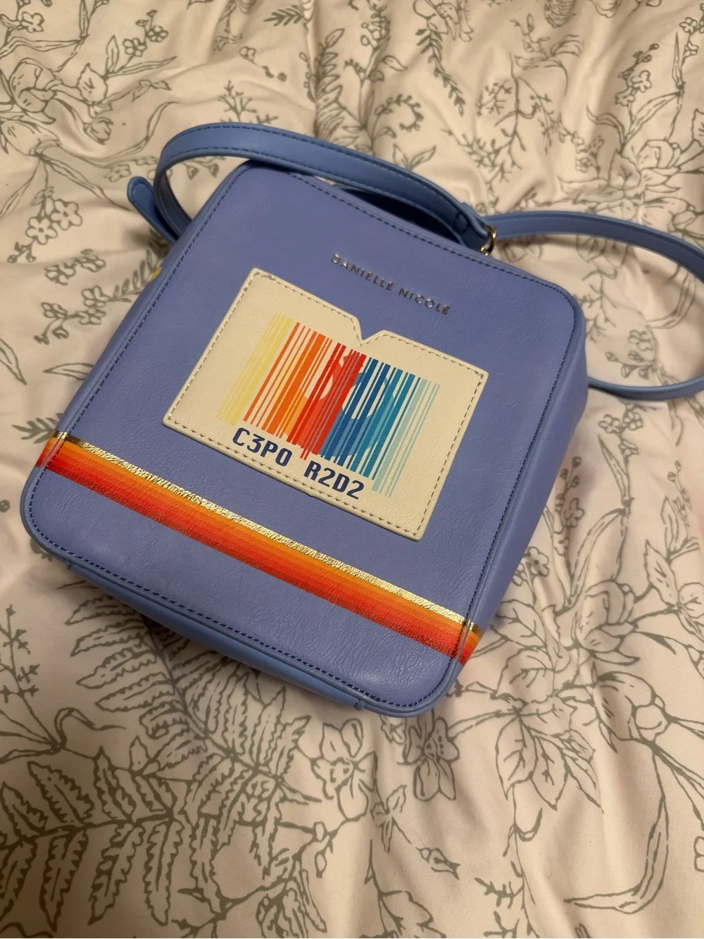Danielle Nicole Lavender Star Wars Droids Crossbody Bag